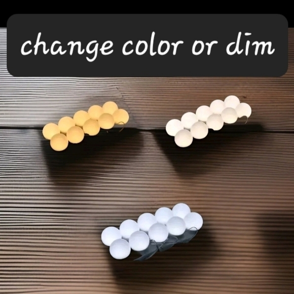 Ten Bulb Vanity Light Set USB - Picture 3 of 5